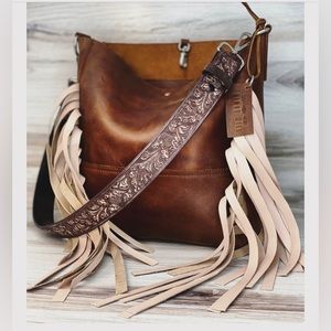 COPY - Authentic Fringe Hill Design purse 100% Leather a western style